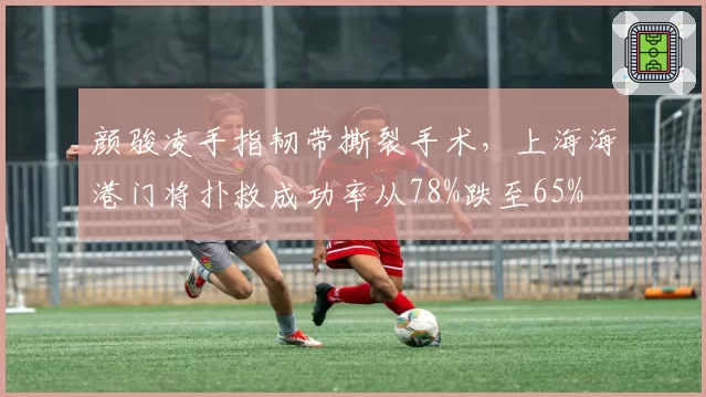 颜骏凌手指韧带撕裂手术,上海海港门将扑救成功率从78%跌至65%